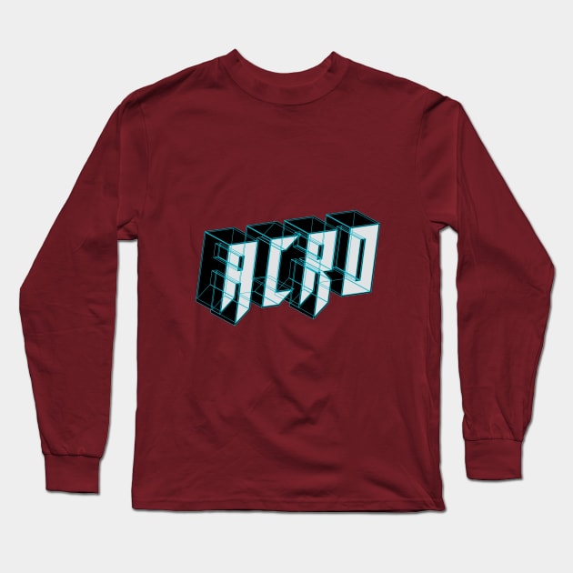 ACRO 4D Long Sleeve T-Shirt by gingerman